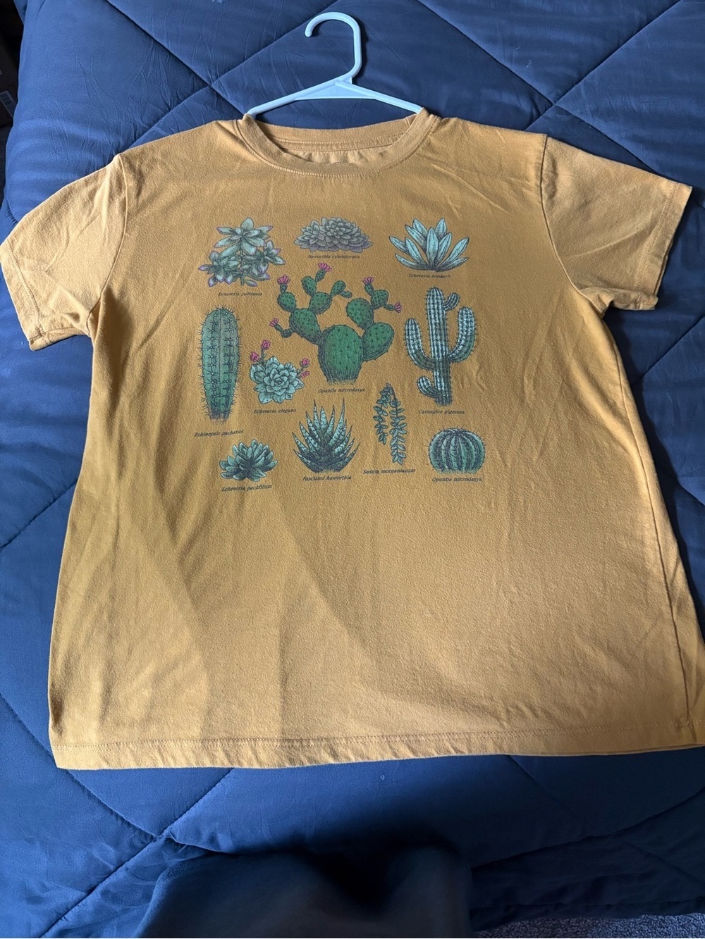 Fifth Sun Mustard Yellow Botanical Tee